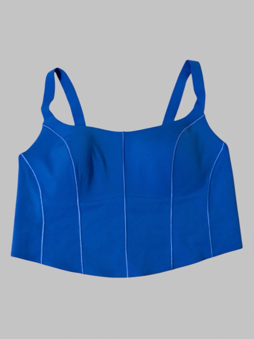 Aerie Offline Real Me Hold Up Corset Blue Sports Bra